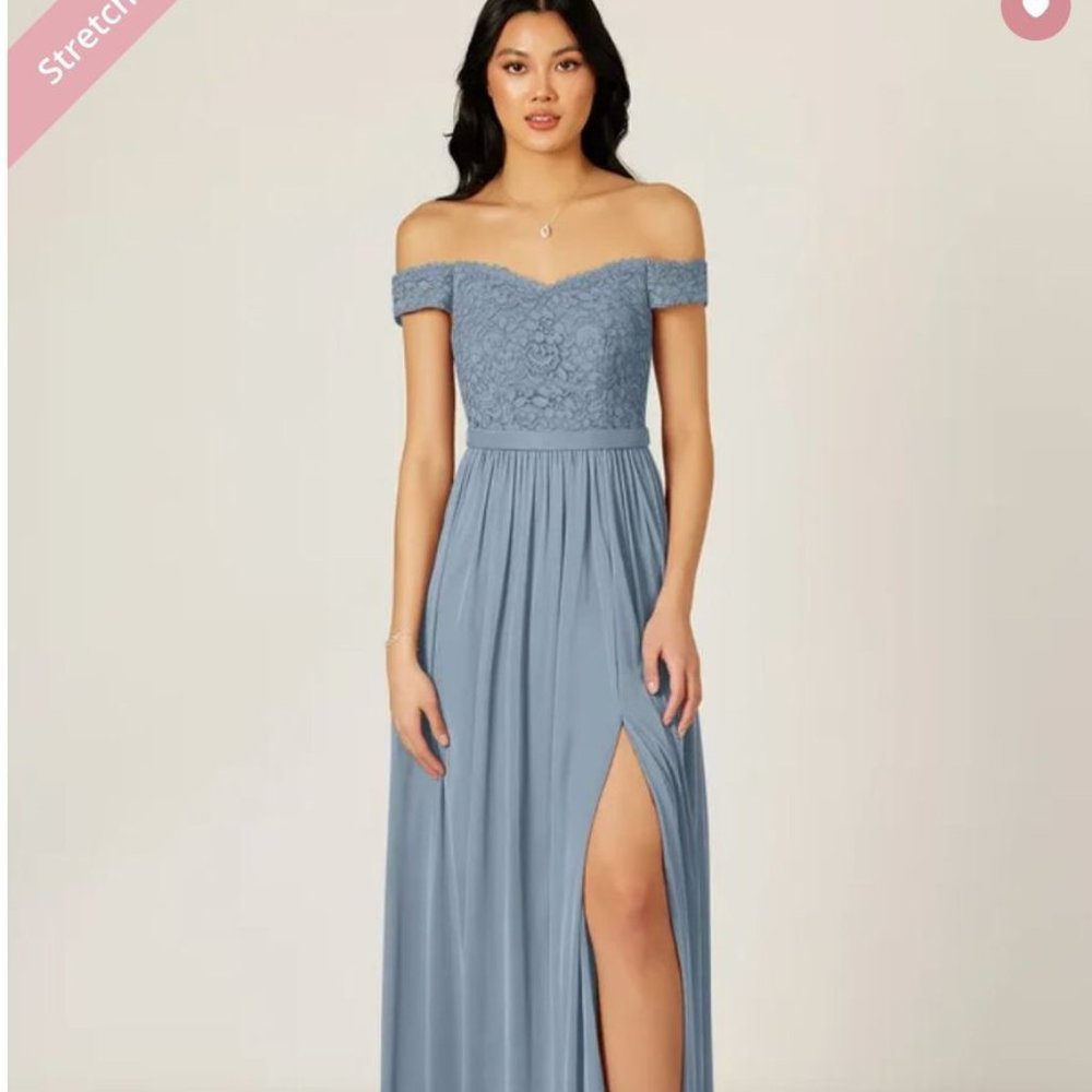 Dusty Blue Bridesmaid Dress
